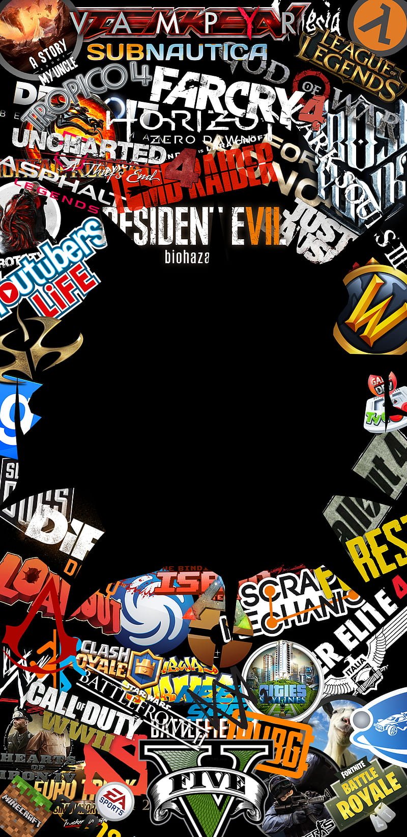 hd wallpaper gaming crack best cool for gamer games iphone screen